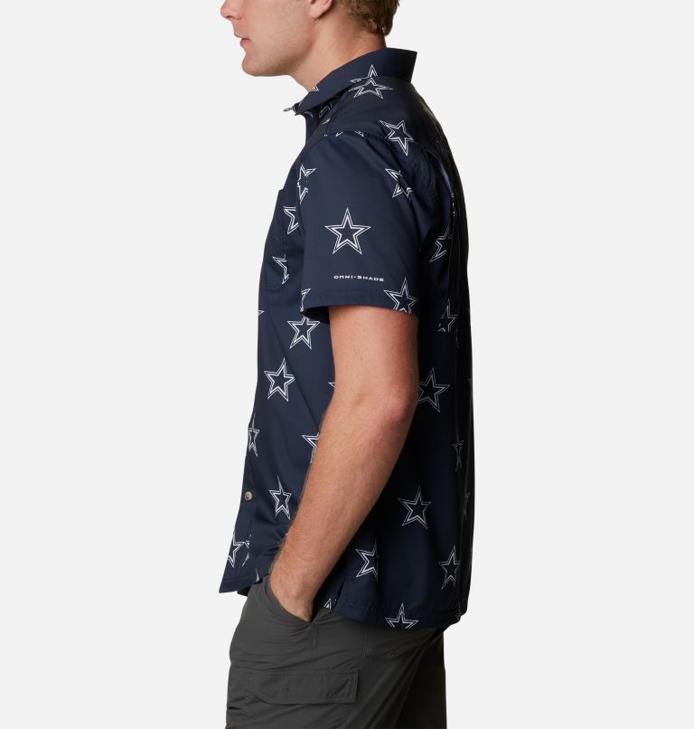 Men's Dallas Cowboys PFG Super Slack Tide Shirt, Color: DC - Collegiate Navy Logo Print, image 3