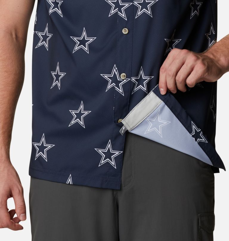 Men's Dallas Cowboys PFG Super Slack Tide Shirt, Color: DC - Collegiate Navy Logo Print, image 6