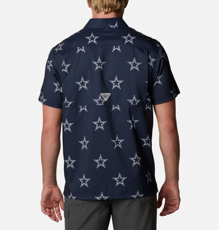 Men's Dallas Cowboys PFG Super Slack Tide Shirt, Color: DC - Collegiate Navy Logo Print, image 2