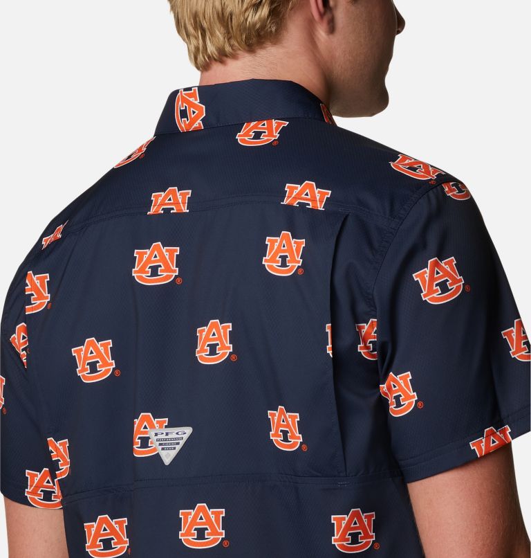 CLG Super Slack Tide Shirt, Color: AUB - Collegiate Navy Logo Print, image 5