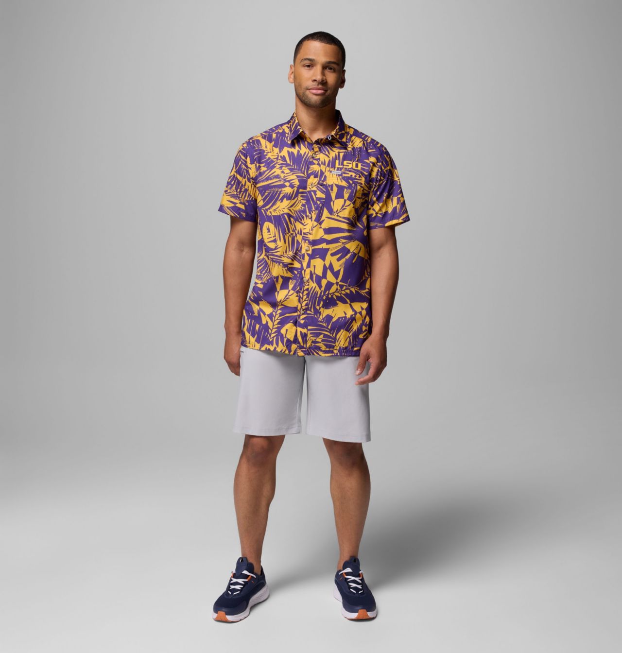 Men's Collegiate PFG Super Slack Tide Shirt - LSU 2