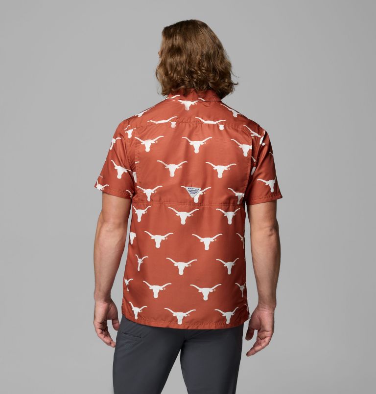 Men's Collegiate PFG Super Slack Tide Shirt - Texas, Color: TEX - Cedar Logo Print, image 3