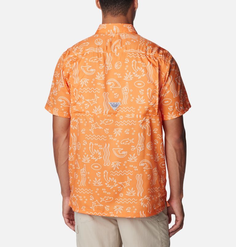 Men's Collegiate PFG Super Slack Tide Shirt - Tennessee, Color: UT - Solarize Fish Fan Print, image 2