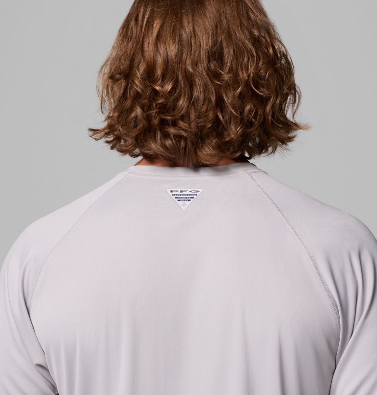 Men's Collegiate PFG Terminal Tackle Long Sleeve Shirt - Kentucky, Color: UK - Columbia Grey, image 6