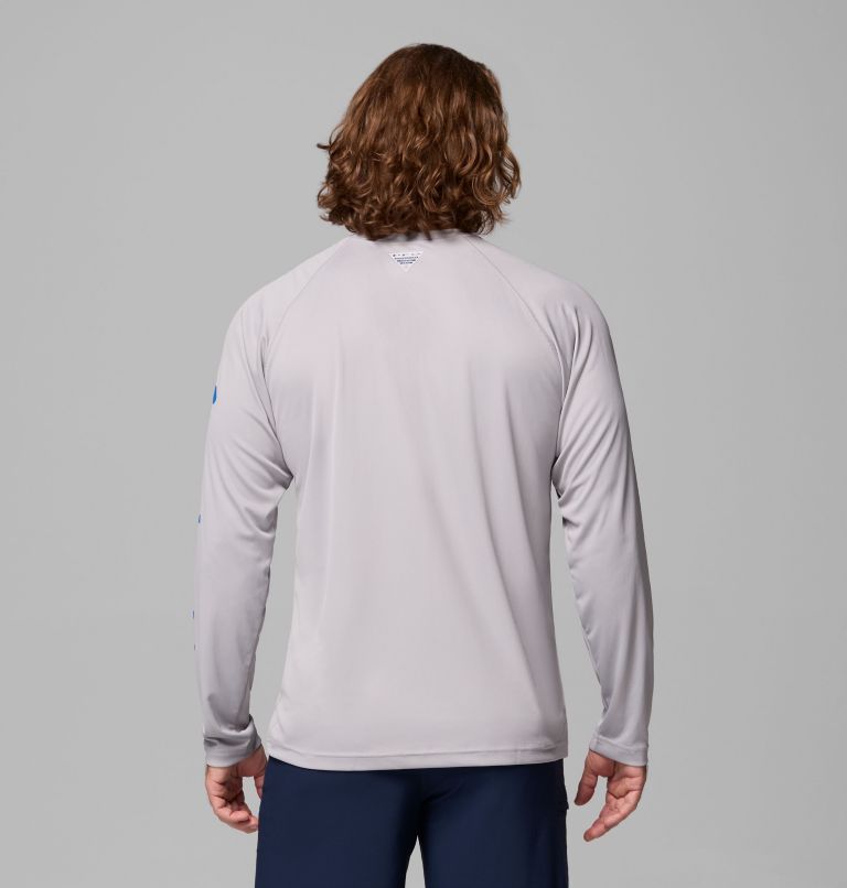 Men's Collegiate PFG Terminal Tackle Long Sleeve Shirt - Kentucky, Color: UK - Columbia Grey, image 3