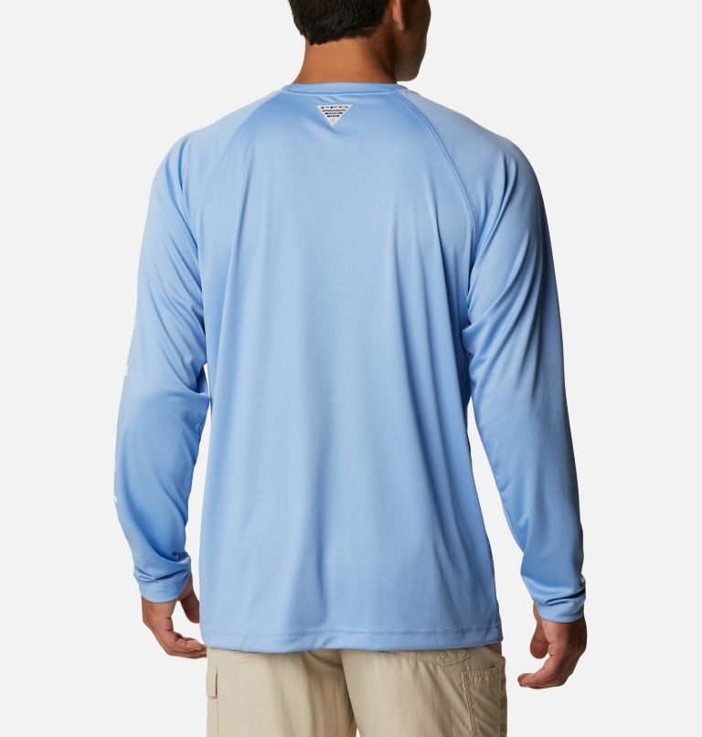 Men's Collegiate PFG Terminal Tackle Long Sleeve Shirt - North Carolina, Color: NC - White Cap, White, image 2
