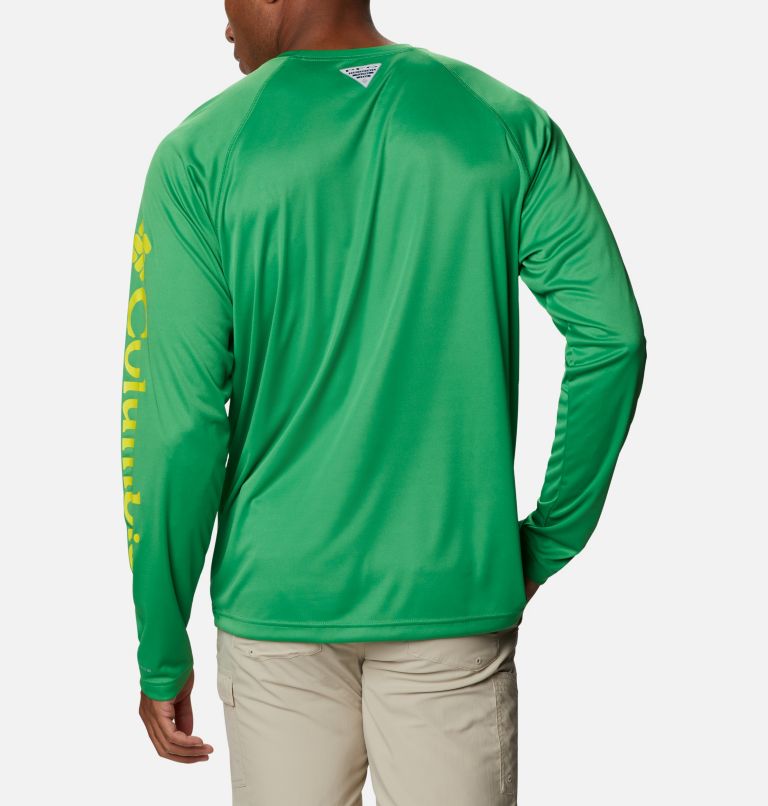 Columbia Men's PFG Terminal Tackle Long Sleeve Shirt, Size: XL, Green