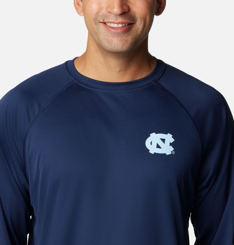 Men's Collegiate PFG Terminal Tackle Long Sleeve Shirt - North Carolina, Color: NC - Collegiate Navy, image 4