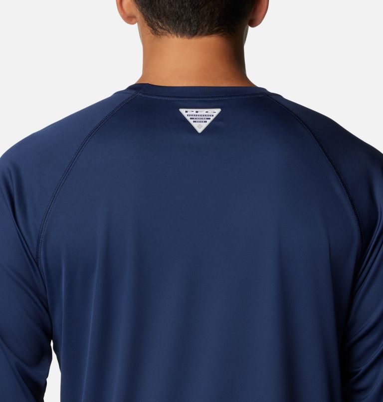 Men's Collegiate PFG Terminal Tackle Long Sleeve Shirt - North Carolina, Color: NC - Collegiate Navy, image 5