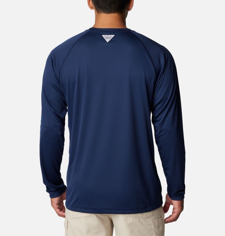 Men's Collegiate PFG Terminal Tackle Long Sleeve Shirt - North Carolina, Color: NC - Collegiate Navy, image 2