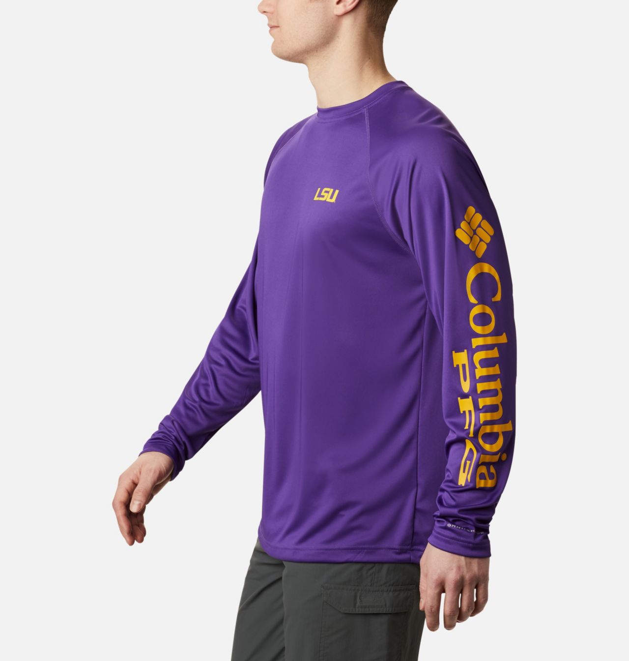 Men's Collegiate PFG Terminal Tackle™ Long Sleeve Shirt - LSU 3