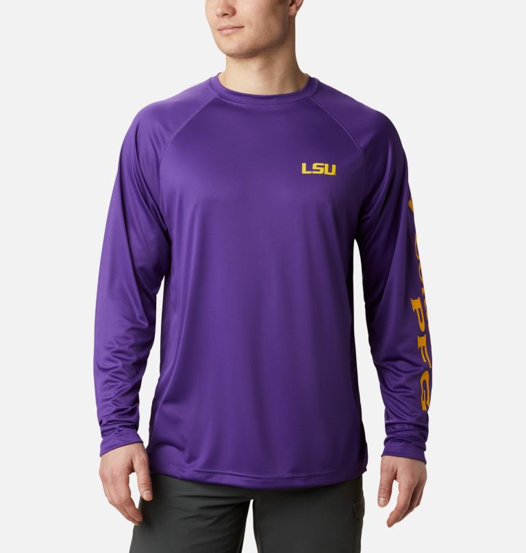 Men's Collegiate PFG Terminal Tackle™ Long Sleeve Shirt - Big - LSU