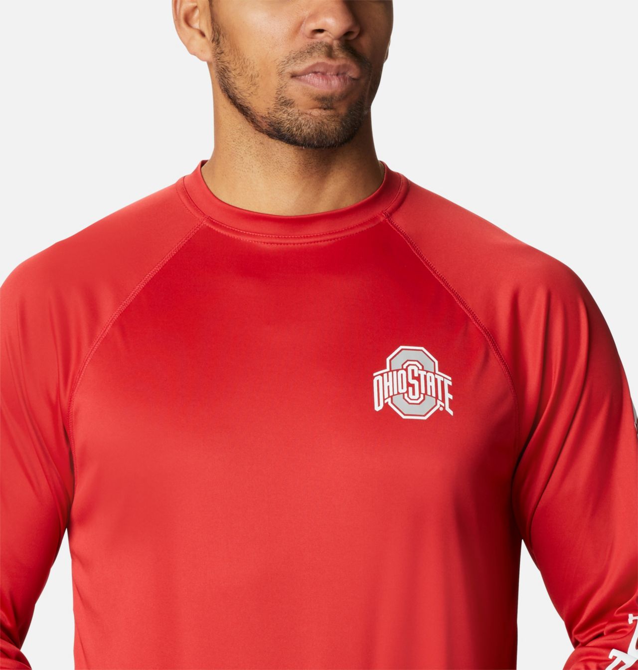 Men's Collegiate PFG Terminal Tackle™ Long Sleeve Shirt - Ohio State 4