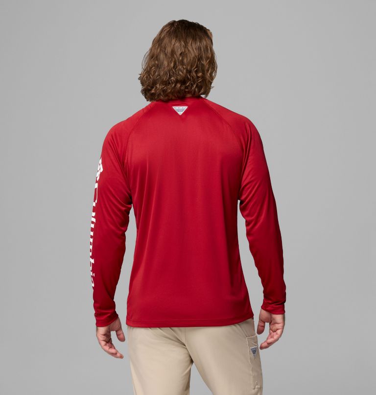 CLG Terminal Tackle LS Shirt | 678 | M, Color: ALA - Red Velvet, White, image 3