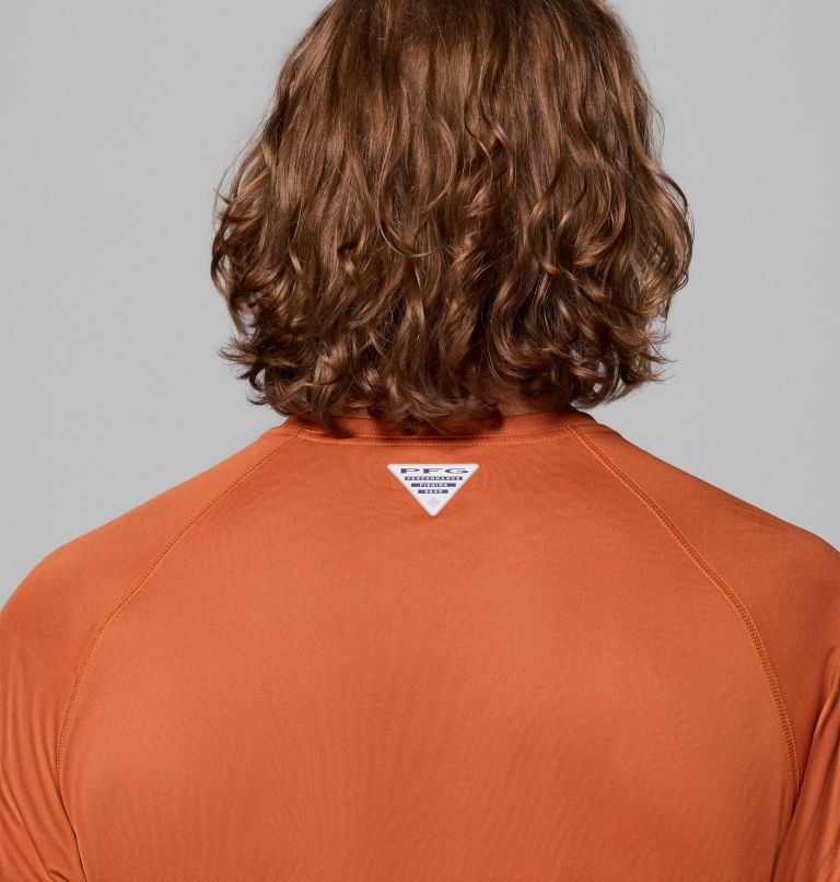 Men's Collegiate PFG Terminal Tackle Long Sleeve Shirt - Texas, Color: TEX - Cedar, image 6