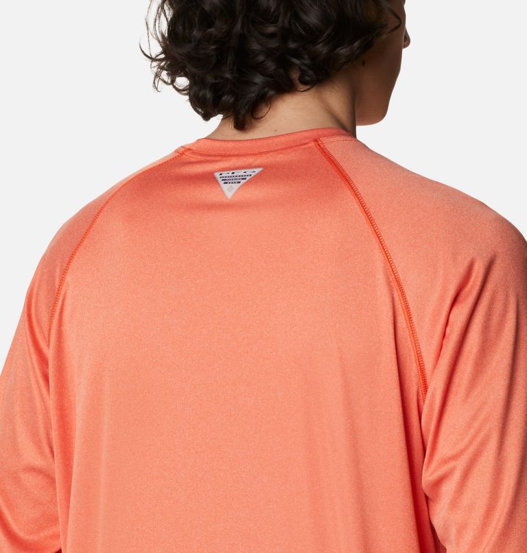 Thumbnail: Men's Collegiate PFG Terminal Tackle Long Sleeve Shirt - Clemson, Color: CLE - Spark Orange Heather, image 5