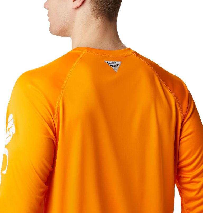 Men's Collegiate PFG Terminal Tackle Long Sleeve Shirt - Tennessee, Color: UT - Solarize, White, image 5