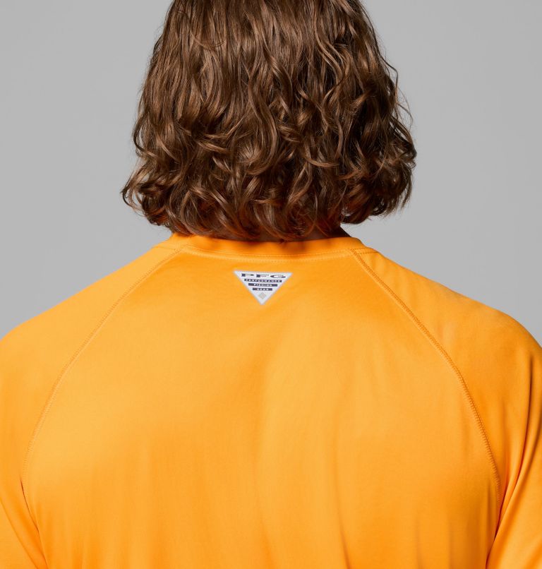 Men's Collegiate PFG Terminal Tackle Long Sleeve Shirt - Tennessee, Color: UT - Solarize, White, image 6
