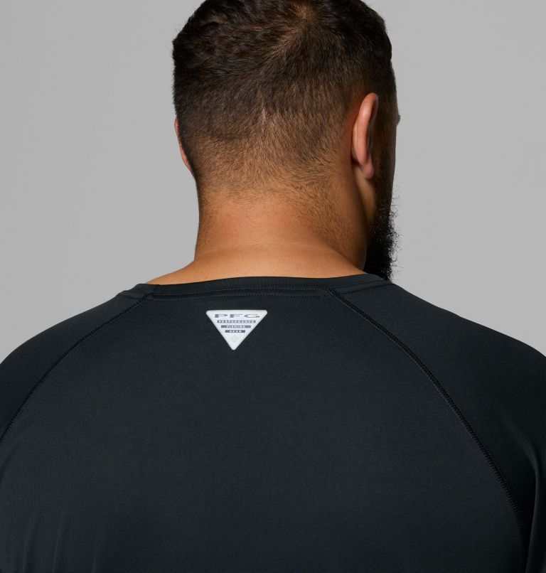 Men's Collegiate PFG Terminal Tackle Long Sleeve Shirt - Big - Tennessee, Color: UT - Black, image 6