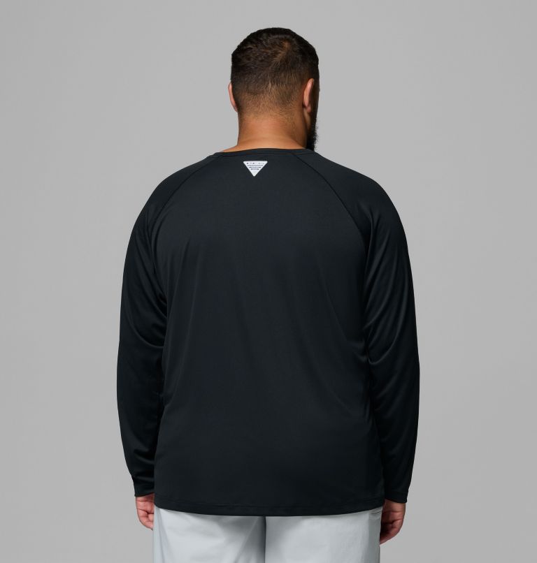 Men's Collegiate PFG Terminal Tackle Long Sleeve Shirt - Big - Tennessee, Color: UT - Black, image 3