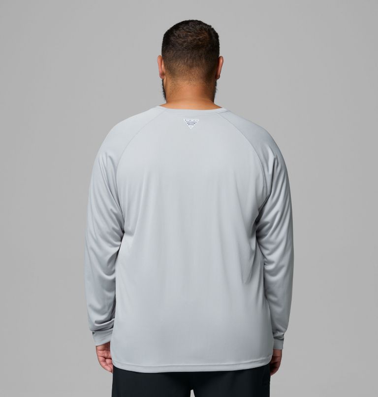 Men's Collegiate PFG Terminal Tackle Long Sleeve Shirt - Big - Kentucky, Color: UK - Columbia Grey, image 3