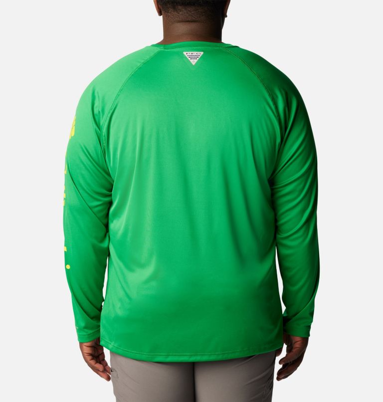 Columbia Men's Big & Tall Terminal Tackle Shirt - Green - Long Sleeve T-shirts