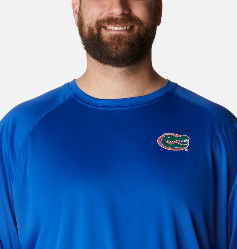 Men's Collegiate PFG Terminal Tackle Long Sleeve Shirt - Big - Florida, Color: FLA - Azul, Spark Orange, image 4