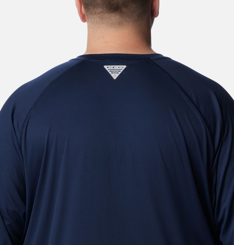 Men's Collegiate PFG Terminal Tackle Long Sleeve Shirt - Big - Auburn, Color: AUB - Collegiate Navy, Spark Orange, image 5