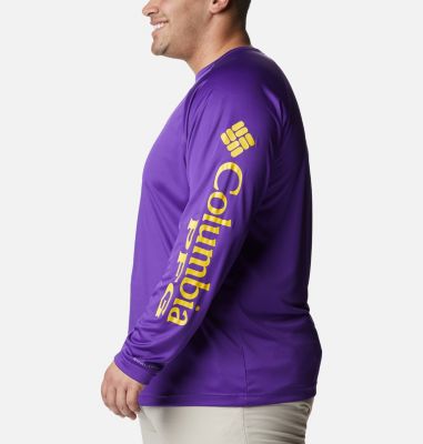 Men's Collegiate PFG Terminal Tackle™ Long Sleeve Shirt - Big - LSU | Columbia Sportswear