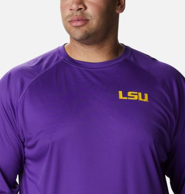 Men's Collegiate PFG Terminal Tackle™ Long Sleeve Shirt - Big - LSU | Columbia Sportswear