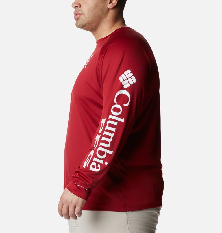 Columbia Men's Alabama Crimson Tide Crimson PFG Terminal Tackle Quarter-Zip  Pullover Shirt