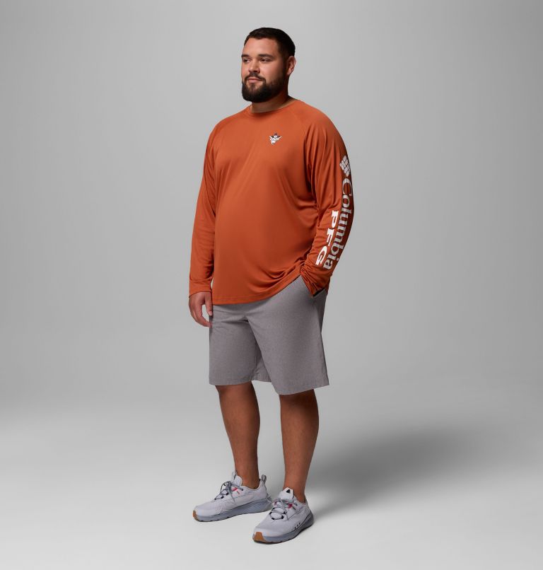 Men's Collegiate PFG Terminal Tackle Long Sleeve Shirt - Big - Texas, Color: TEX - Cedar, image 2