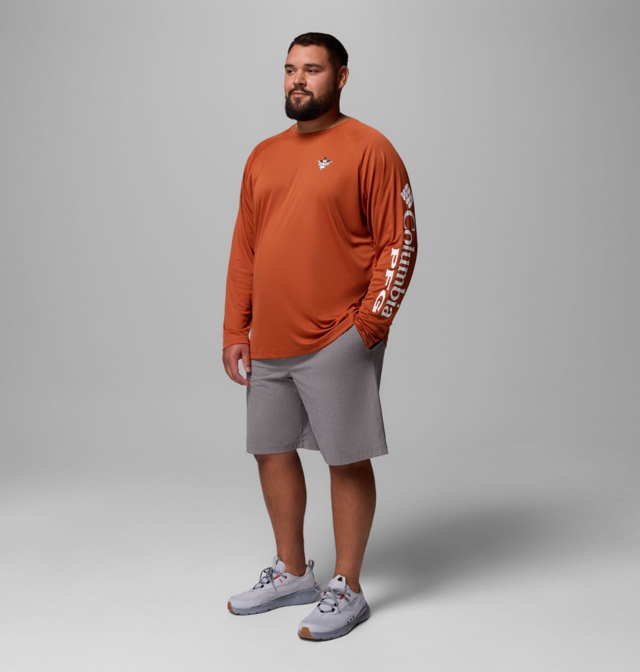 Men's Collegiate PFG Terminal Tackle™ Long Sleeve Shirt - Big - Texas 2