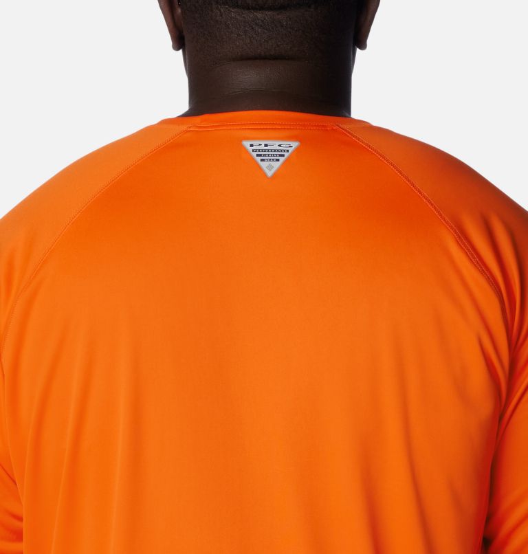 Men's Collegiate PFG Terminal Tackle Long Sleeve Shirt - Big - Clemson, Color: CLE - Spark Orange, image 5