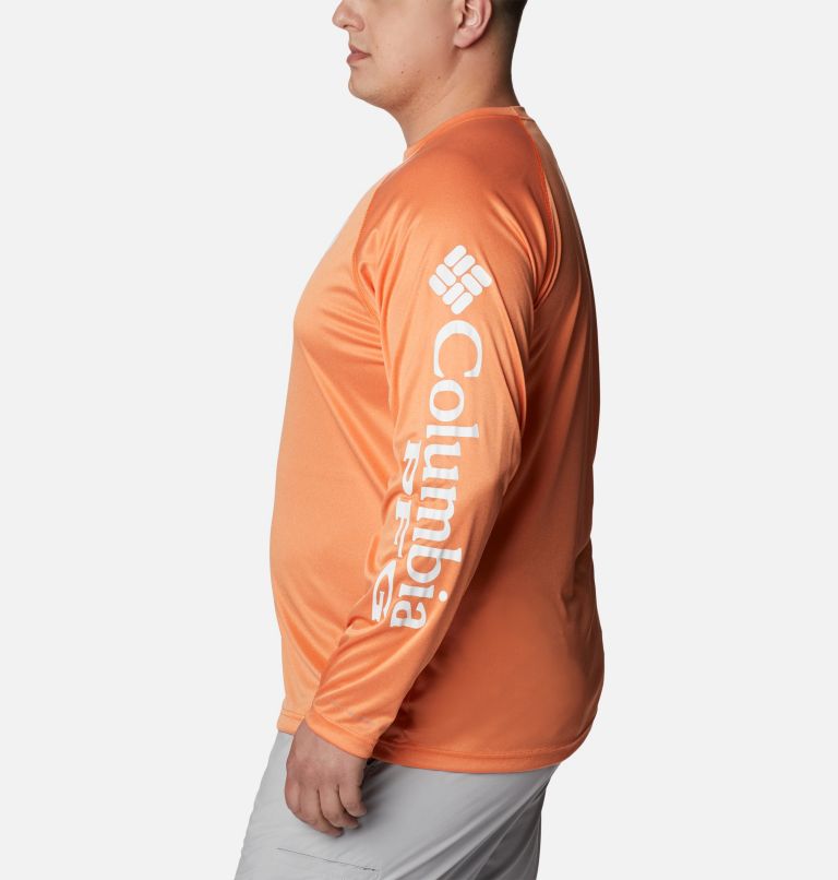Men's Collegiate PFG Terminal Tackle Long Sleeve Shirt - Big - Clemson, Color: CLE - Spark Orange Heather, image 3