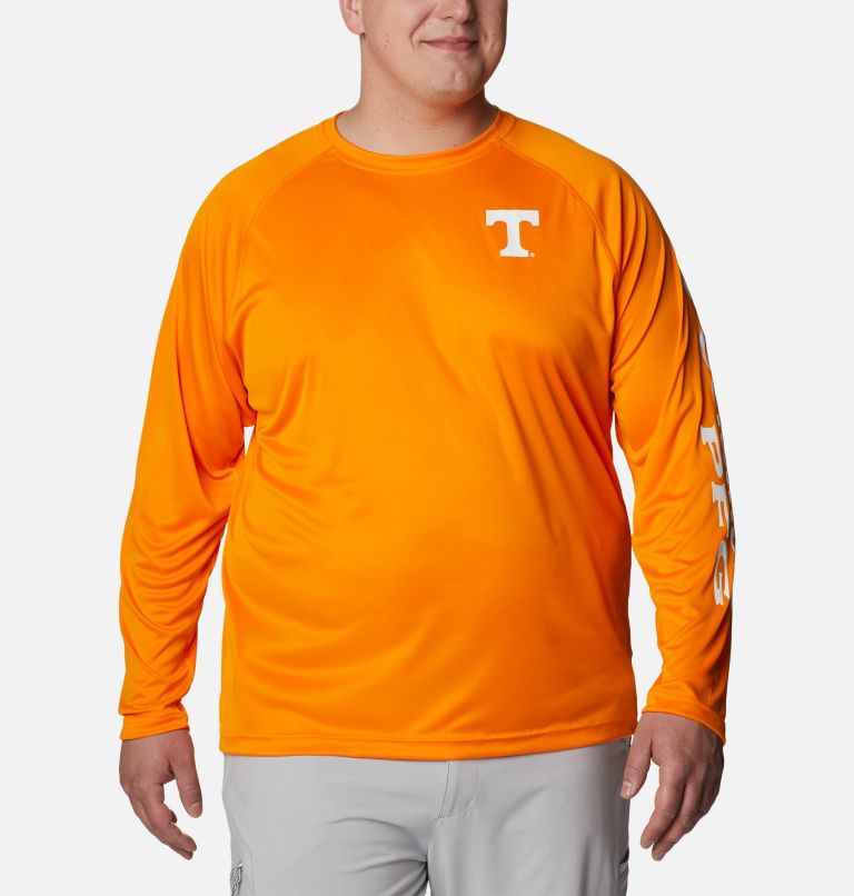 Men's Collegiate PFG Terminal Tackle Long Sleeve Shirt - Big - Tennessee, Color: UT - Solarize, White, image 1