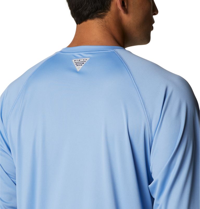 Men's Collegiate PFG Terminal Tackle Long Sleeve Shirt - Tall - North Carolina, Color: NC - White Cap, White, image 5