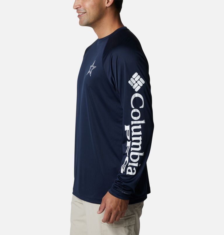 CLG Terminal Tackle LS Shirt | 465 | LT, Color: DC - Collegiate Navy, White, image 3