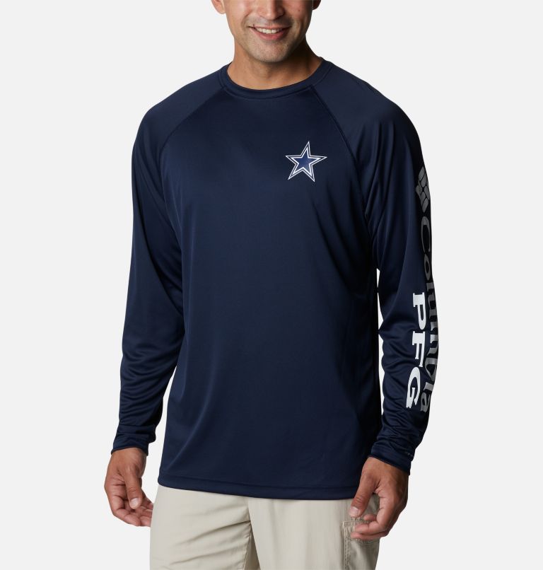 CLG Terminal Tackle LS Shirt | 465 | LT, Color: DC - Collegiate Navy, White, image 1