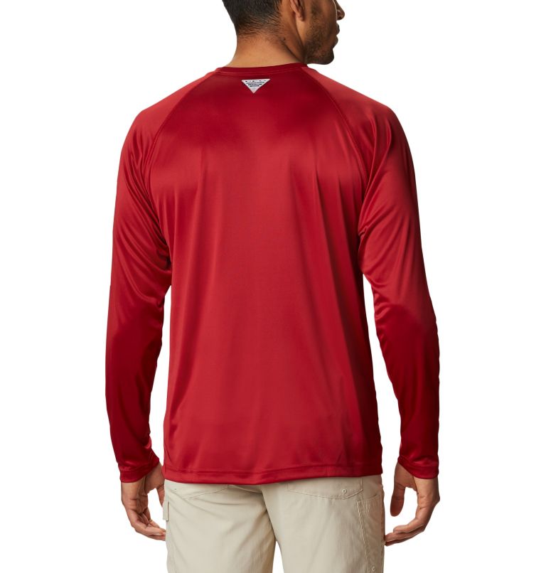 CLG Terminal Tackle LS Shirt | 678 | 4XT, Color: ALA - Red Velvet, White, image 2