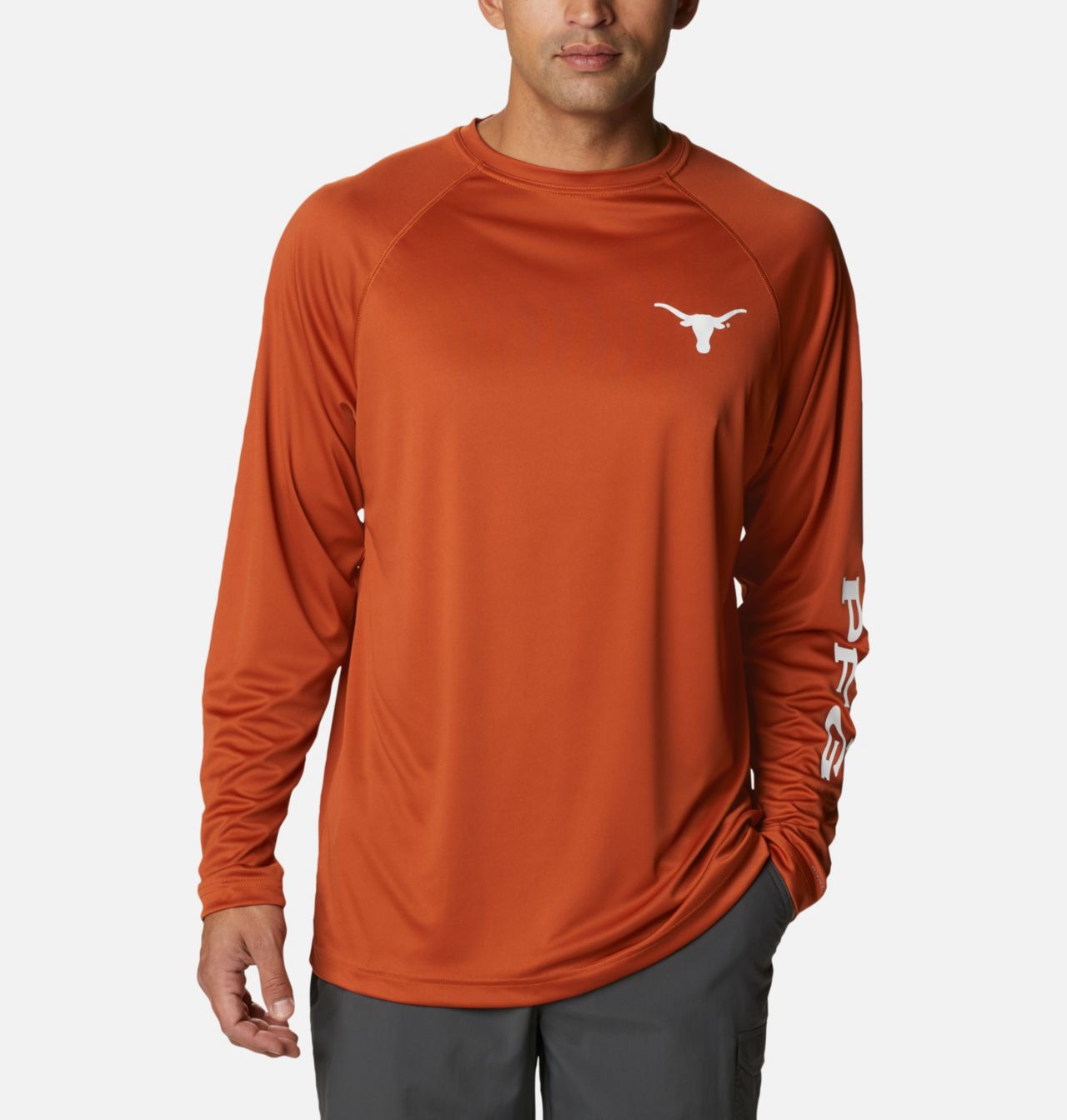 Men's Collegiate PFG Terminal Tackle™ Long Sleeve Shirt - Tall - Texas 1