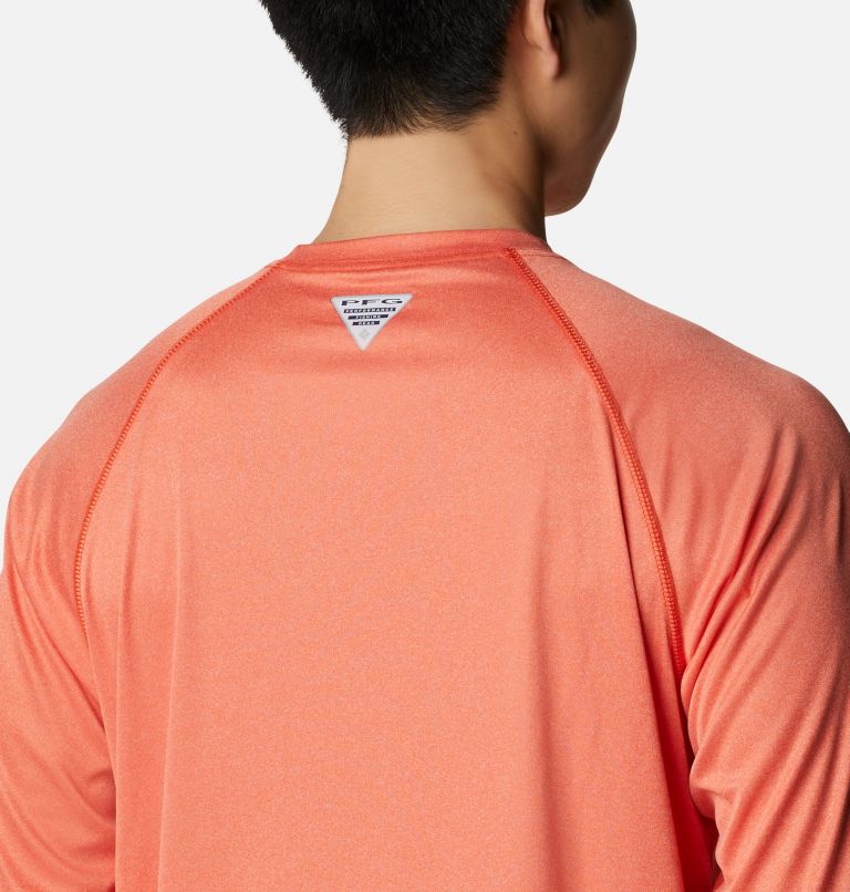 Men's Collegiate PFG Terminal Tackle Long Sleeve Shirt - Tall - Auburn, Color: AUB - Spark Orange Heather, image 5