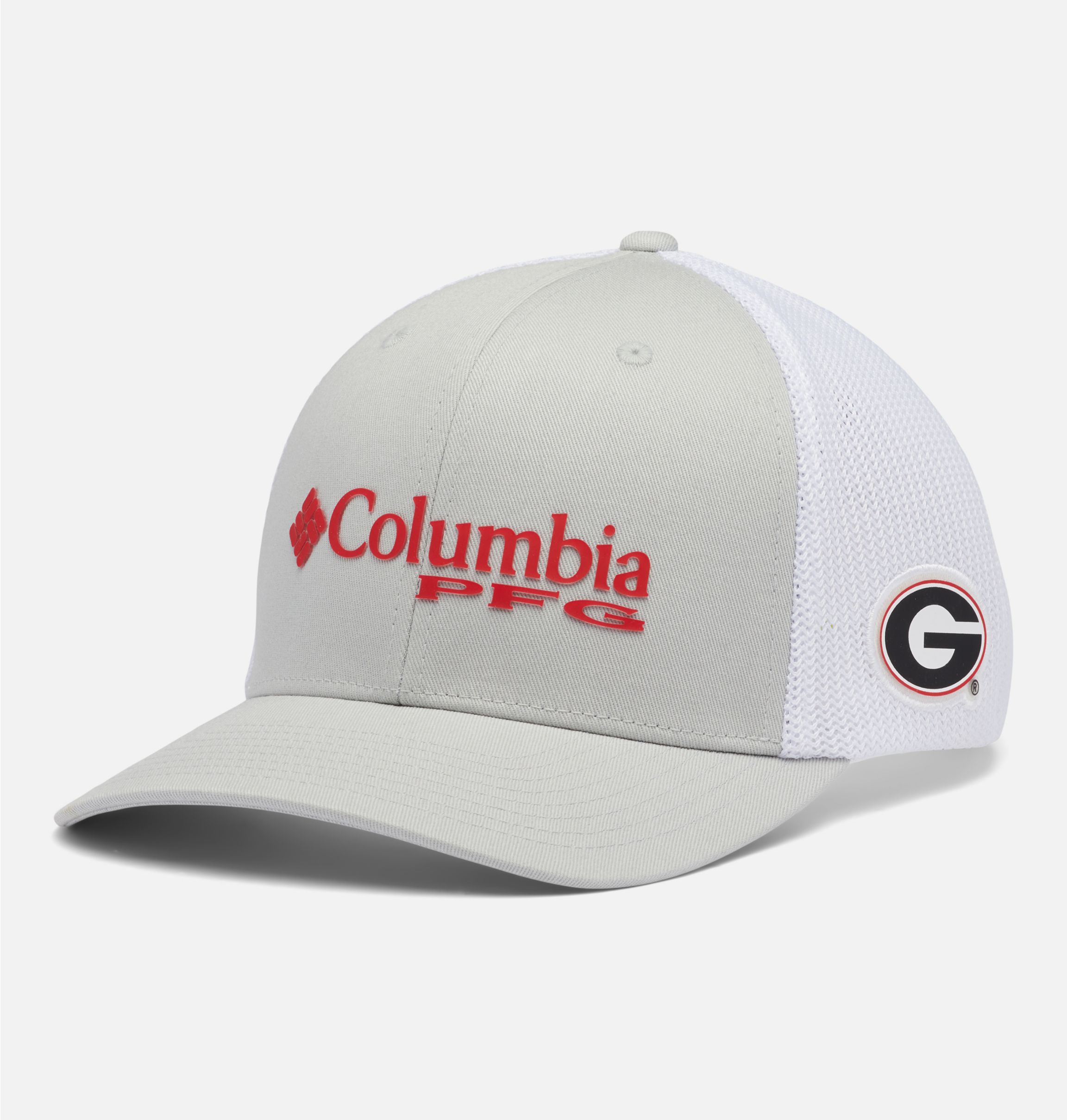 Columbia PFG Mesh Fish Flag Ball Cap - Georgia - S/M - Black