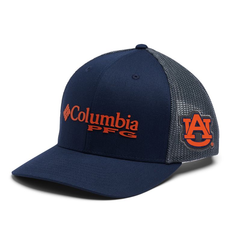 CLG PFG Mesh Snap Back Ball Cap | 466 | O/S, Color: AUB - Collegiate Navy, Charcoal, image 1