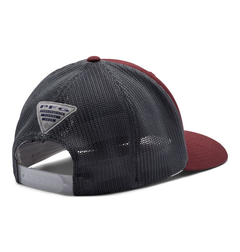 CLG PFG Mesh Snap Back Ball Cap | 628 | O/S, Color: TAM - Deep Maroon, Charcoal, image 2
