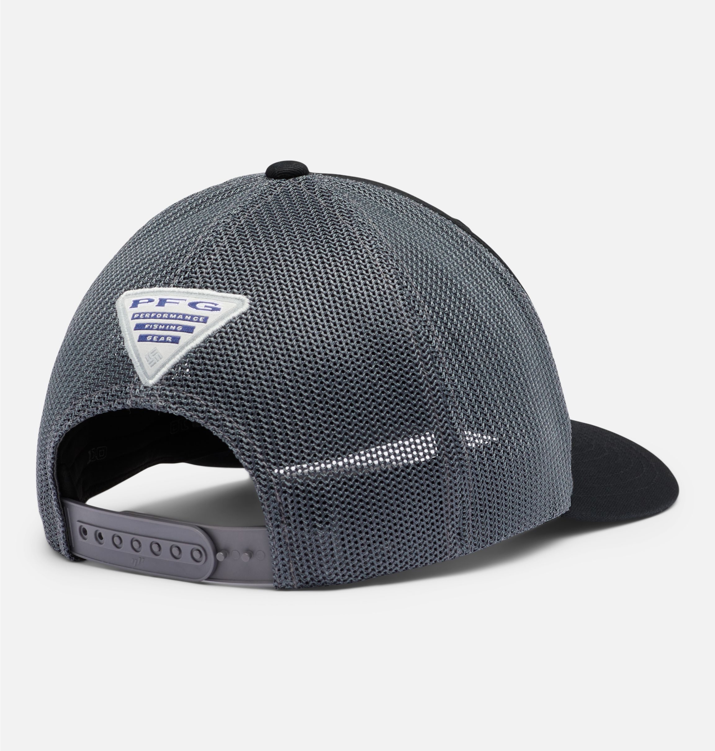 Georgia Bulldogs Columbia PFG Flex Hat - Black/Gray