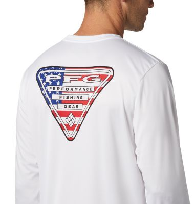 columbia pfg flag shirt