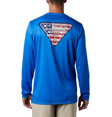 mens columbia long sleeve fishing shirts