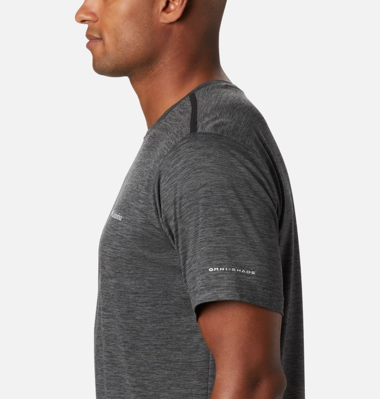 T-shirt à col rond Tech Trail pour homme, Color: Shark, image 3