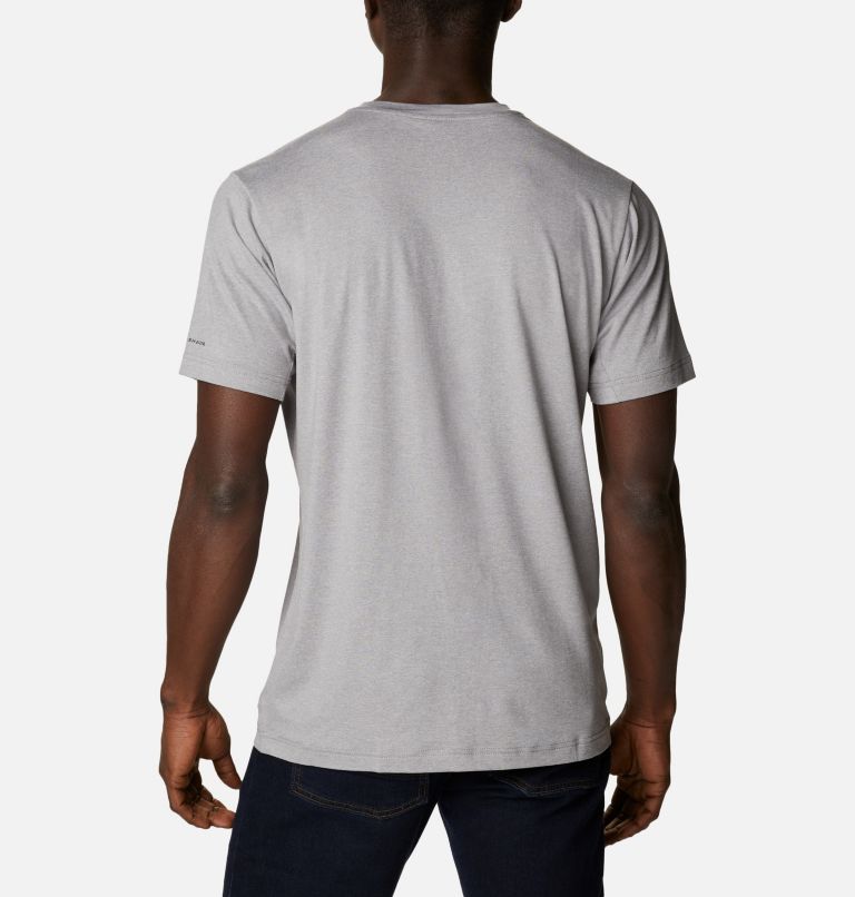 Thumbnail: T-shirt à col rond Tech Trail pour homme, Color: Cool Grey, image 2